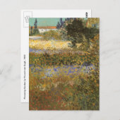 Carte Postale Vincent van Gogh - Flower Garden (Devant / Derrière)