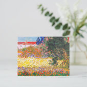 Carte Postale Vincent Van Gogh Flower Garden (Debout devant)