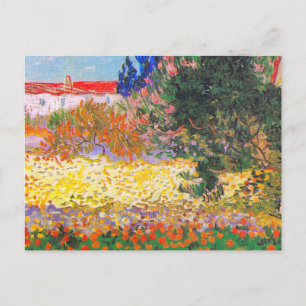 Carte Postale Vincent Van Gogh Flower Garden