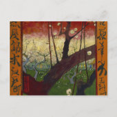 Carte Postale Vincent Van Gogh Flower Plum Tree Art (Devant)