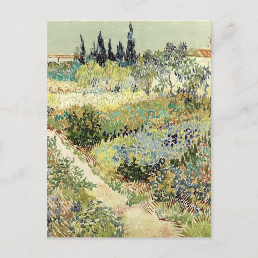 Carte Postale Vincent Van Gogh Garden (Devant)