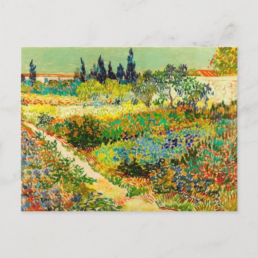 Carte Postale Vincent Van Gogh Garden à Arles (Devant)