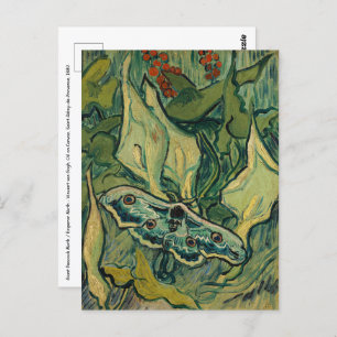 Carte Postale Vincent van Gogh - Giant Peacock Moth