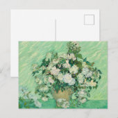 Carte Postale Vincent van Gogh Impressionniste Rose (Devant / Derrière)