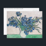 Carte Postale Vincent van Gogh - Irises<br><div class="desc">Irises / Vie morte : Vase avec Irises - Vincent van Gogh,  Huile sur toile,  1890</div>