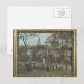 Carte Postale Vincent van Gogh | Jardins de loisirs à Montmartre (Devant / Derrière)