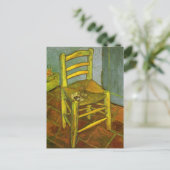 Carte Postale Vincent van Gogh - La chaise de Vincent avec son t (Debout devant)