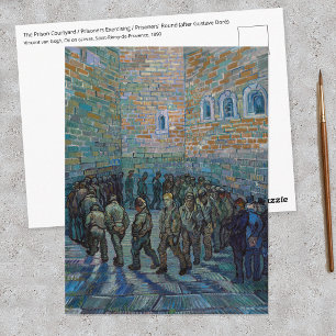Carte Postale Vincent van Gogh - La cour de la prison