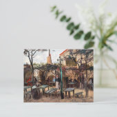 Carte Postale Vincent Van Gogh - La Guinguette sur Montmartre (Debout devant)