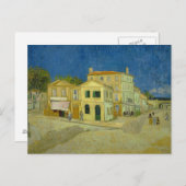 Carte Postale Vincent van Gogh - La Maison Jaune (`La Rue') (Devant / Derrière)