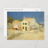 Carte Postale Vincent van Gogh - La Maison Jaune (La Rue) (Devant / Derrière)
