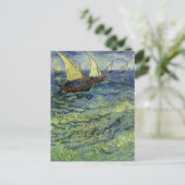 Carte Postale Vincent van Gogh - La mer à Saintes Maries (Debout devant)