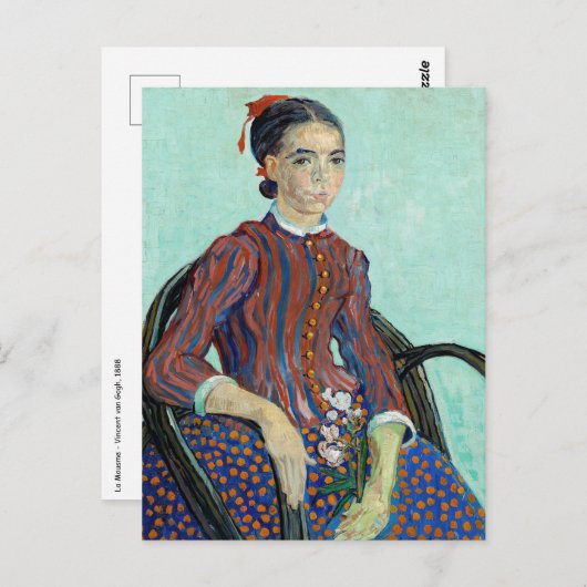 Carte Postale Vincent van Gogh - La Mousmé (Devant / Derrière)