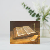 Carte Postale Vincent van Gogh - La vie morte avec la Bible (Debout devant)