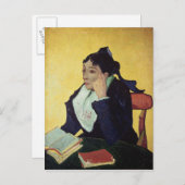 Carte Postale Vincent van Gogh | L'Arlesienne 1888 (Devant / Derrière)