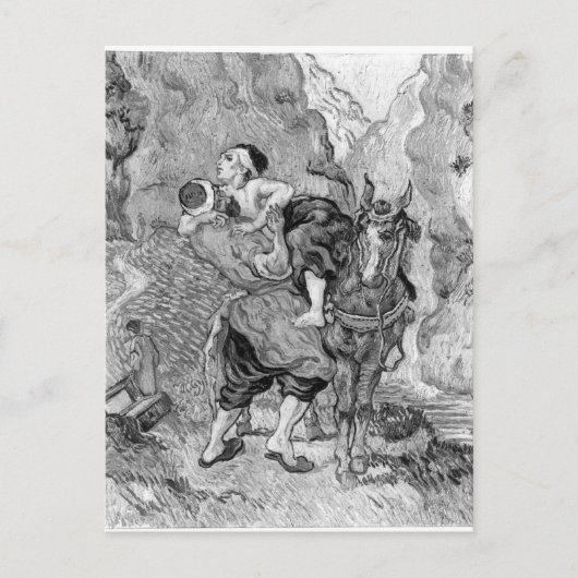 Carte Postale Vincent van Gogh | Le bon samaritain (Devant)