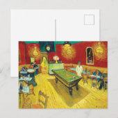 Carte Postale Vincent Van Gogh Le Café de nuit (Devant / Derrière)
