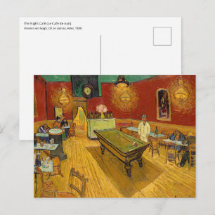 Carte Postale Vincent van Gogh - Le Café de nuit