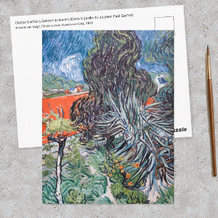 Carte Postale Vincent van Gogh - Le jardin du docteur Gachet