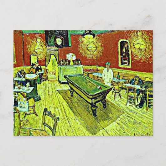 Carte Postale Vincent van Gogh - Le Night Café (Devant)
