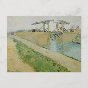 Carte Postale Vincent van Gogh - Le pont des Langlois