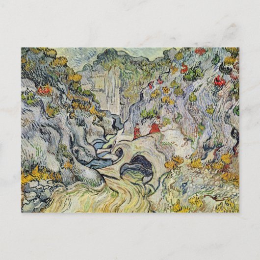 Carte Postale Vincent van Gogh | Le ravin des Peyroulets (Devant)