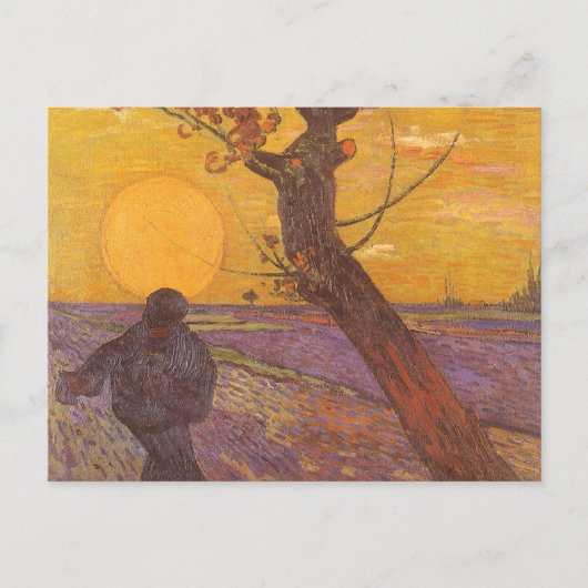 Carte Postale Vincent van Gogh - Le Sower (Devant)