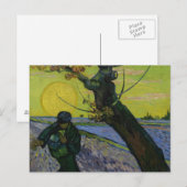Carte Postale Vincent van Gogh - Le Sower (Devant / Derrière)