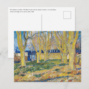 Carte Postale Vincent van Gogh - Le Train Bleu