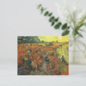 Carte Postale Vincent van Gogh - Le vignoble rouge (Debout devant)