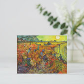 Carte Postale Vincent van Gogh - Le vignoble rouge (Debout devant)
