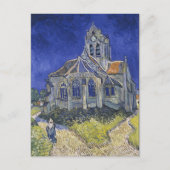 Carte Postale Vincent Van Gogh, L'église d'Auvers (Devant)