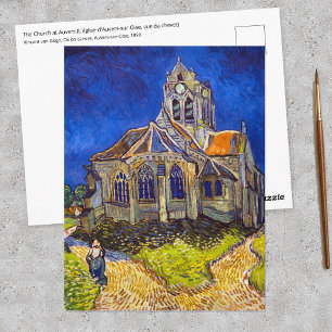 Carte Postale Vincent van Gogh - L'église d'Auvers