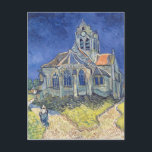 Carte Postale Vincent van Gogh | L'église d'Auvers-sur-Oise<br><div class="desc">L'église d'Auvers-sur-Oise,  1890 | par Vincent van Gogh | Lieu de l'art : Musée d'Orsay,  Paris,  France | Artiste néerlandais | Numéro de collection d'images : XIR33823</div>