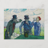 Carte Postale Vincent van Gogh - Les Buveurs, d'après Daumier (Devant)