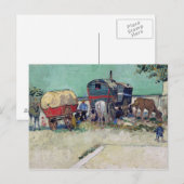 Carte Postale Vincent van Gogh | Les Caravanes, L'Encampement Ts (Devant / Derrière)
