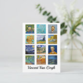 Carte Postale Vincent Van Gogh - Les chefs-d'oeuvre Mosaic (Debout devant)