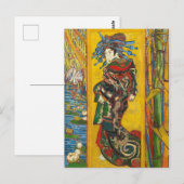 Carte Postale Vincent Van Gogh Les Courtesans après Eisen (Devant / Derrière)