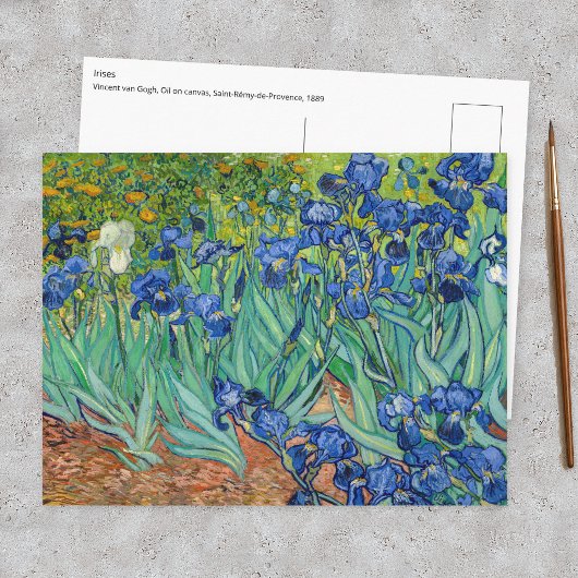 Carte Postale Vincent Van Gogh - Les Iris