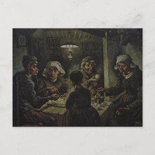 Carte Postale Vincent Van Gogh - Les mangeurs de pommes de terre