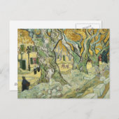 Carte Postale Vincent van Gogh - Les Menders de la route (Devant / Derrière)