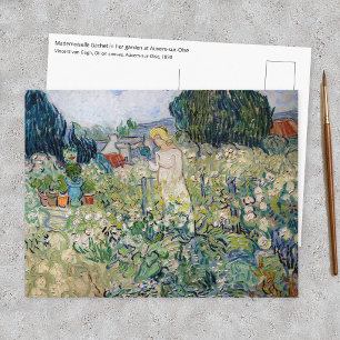 Carte Postale Vincent van Gogh - Mademoiselle Gachet dans son ja