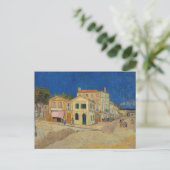 Carte Postale Vincent van Gogh - Maison Jaune / Rue (Debout devant)