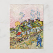 Carte Postale Vincent van Gogh - Maisons et Personnage (Devant)