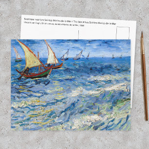 Carte Postale Vincent van Gogh - Marine près de Saintes-Maries