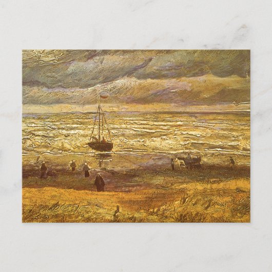 Carte Postale Vincent van Gogh - Mer à Scheveningen (Devant)