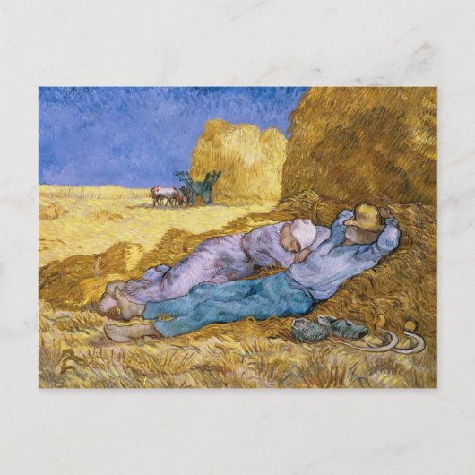 Carte Postale Vincent van Gogh | Midi, La Siesta, après Millet (Devant)