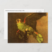 Carte Postale Vincent van Gogh - Nature morte au perroquet vert (Devant / Derrière)