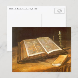 Carte Postale Vincent van Gogh - Nature morte avec Bible