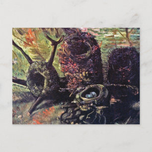 Carte Postale Vincent Van Gogh - Nature morte avec nids d'oiseau